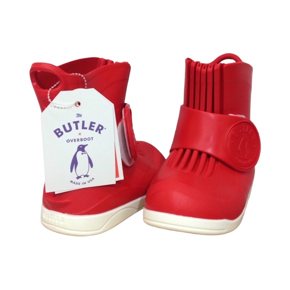 The Butler Other - Butler Emperor Fire Engine Red Overboot Size 8